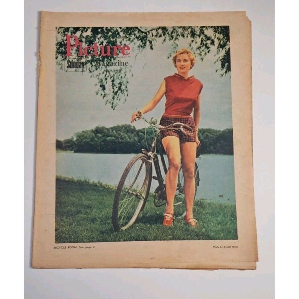 Picture Magazine Minneapolis Sunday Tribune 7/28/57 Bicycle Boom